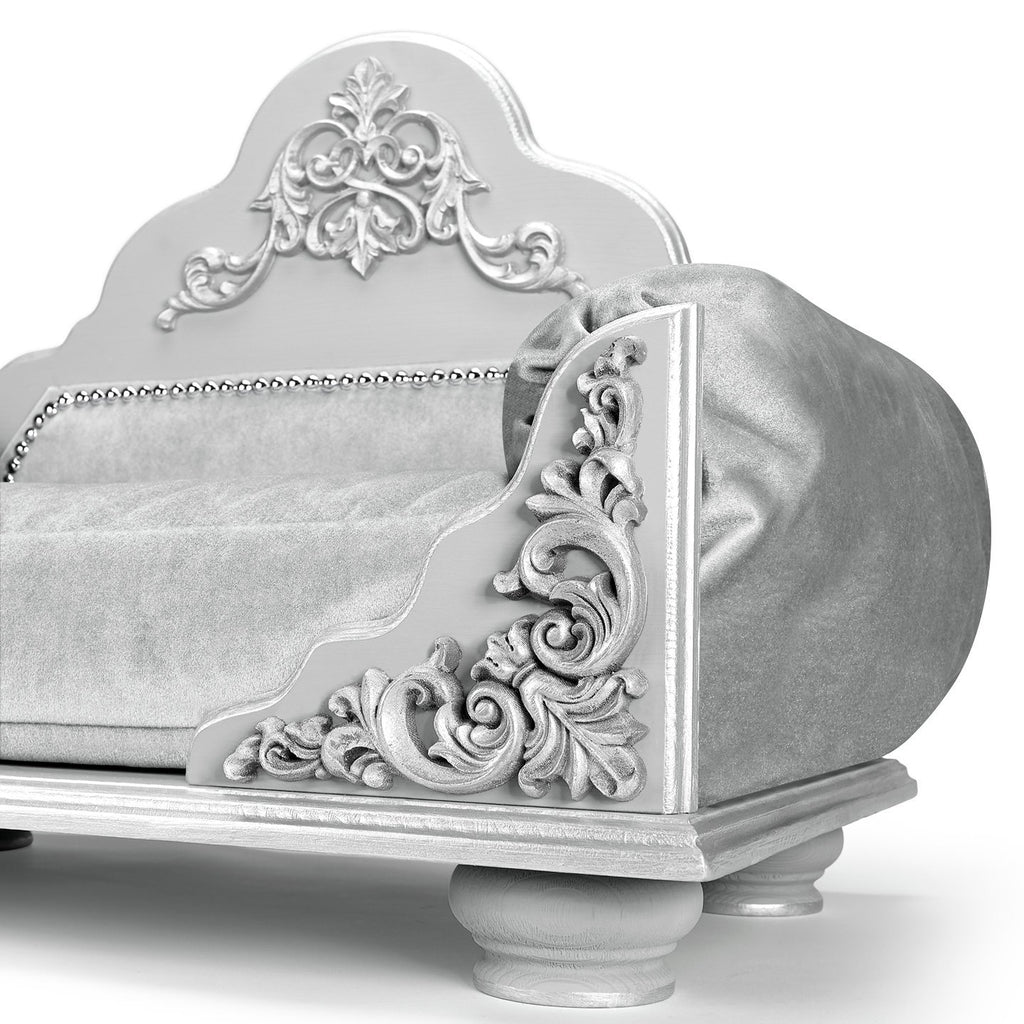 Dog bed silver